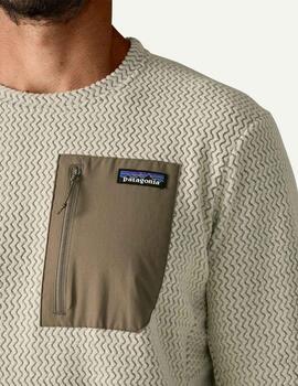 Polar Patagonia R1 Cuello Redondo Marrón Hombre