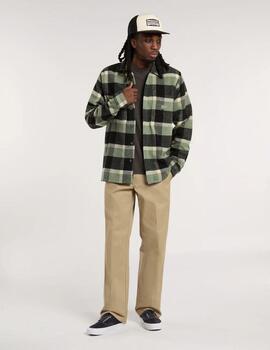 Camisa Dickies Coaling Cuadros Verde Hombre