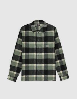 Camisa Dickies Coaling Cuadros Verde Hombre
