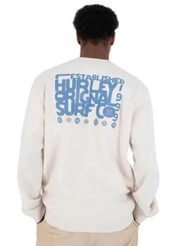Sudadera Hurley Graphic Slub Beige Hombre