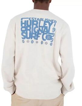 Sudadera Hurley Graphic Slub Beige Hombre