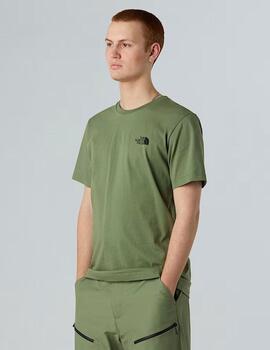 Camiseta The North Face Half Dome Photo Verde Hombre