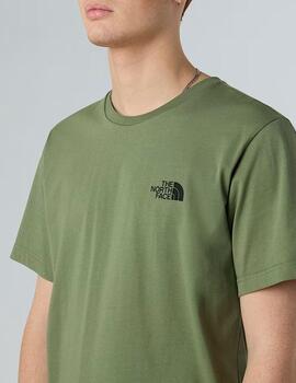 Camiseta The North Face Half Dome Photo Verde Hombre