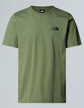 Camiseta The North Face Half Dome Photo Verde Hombre