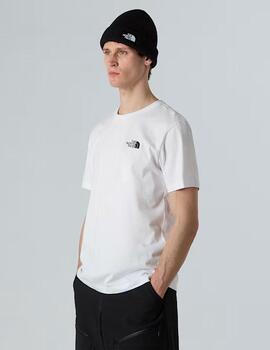 Camiseta The North Face Vertical Logo Blanco Unisex