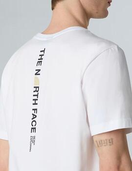 Camiseta The North Face Vertical Logo Blanco Unisex