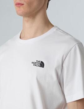 Camiseta The North Face Vertical Logo Blanco Unisex