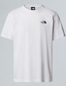 Camiseta The North Face Vertical Logo Blanco Unisex