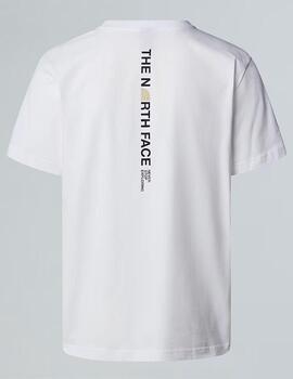 Camiseta The North Face Vertical Logo Blanco Unisex