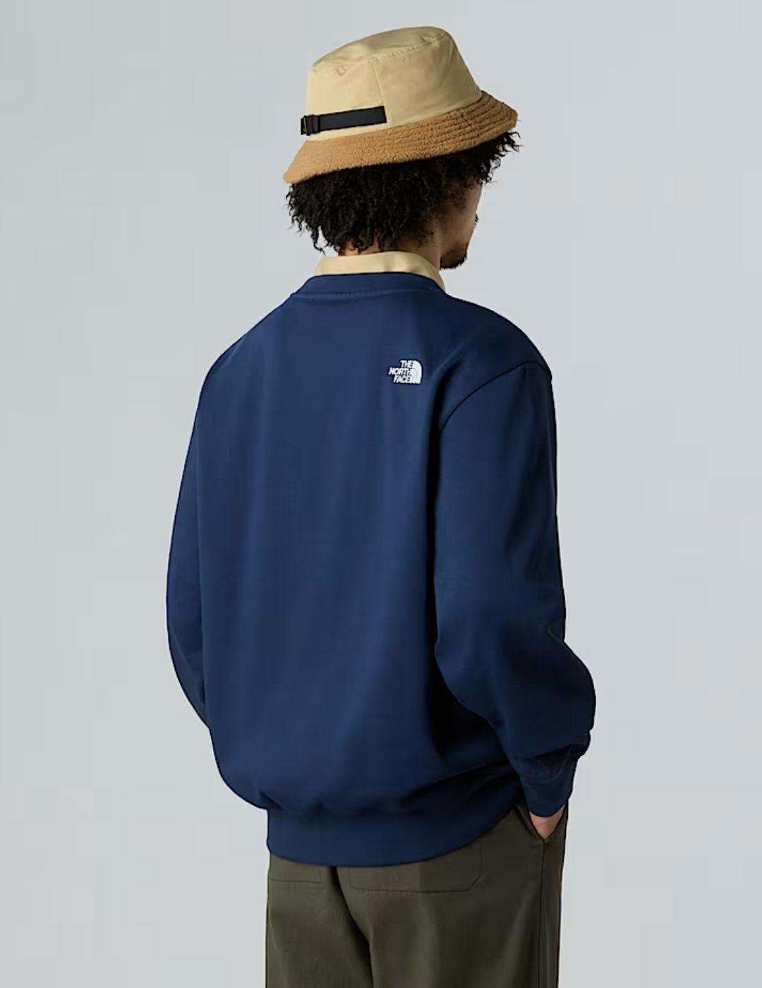 Sudadera The North Face Essential Relaxed Azul Hombre