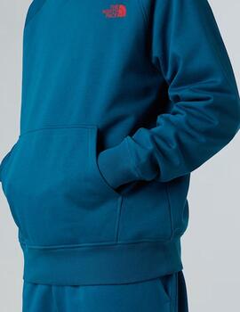 Sudadera The North Face Ranglan Box Azul Unisex