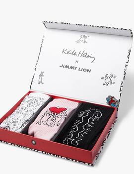 Calcetines Pack-3 Keith Haring Unisex