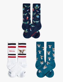 Calcetines Pack-3 Gremlins Unisex