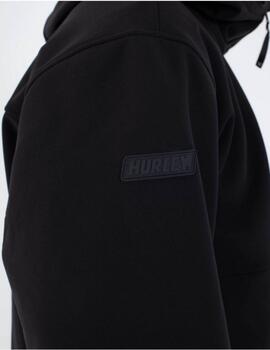 Chaqueta Hurley  hombre - Shell ST Negro Hombre