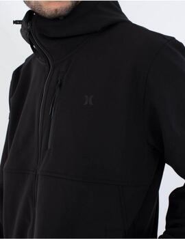 Chaqueta Hurley  hombre - Shell ST Negro Hombre