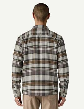 Camisa Patagonia Fjord Flannel Gris Hombre