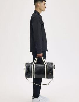 Bolso Fred Perry Classic Barrel Negro Unisex