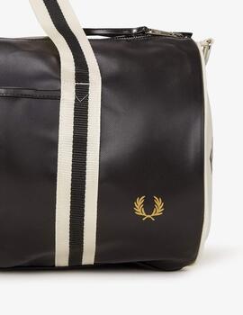 Bolso Fred Perry Classic Barrel Negro Unisex