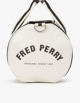 Bolso Fred Perry Classic Barrel Negro Unisex