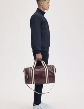 Bolso Fred Perry Classic Barrel Granate Unisex