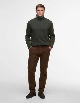 Jersey Barbour Kelp Roll Neck Verde Hombre