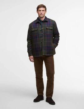 Sobrecamisa Barbour Willberry Regular Tartan Verde Hombre