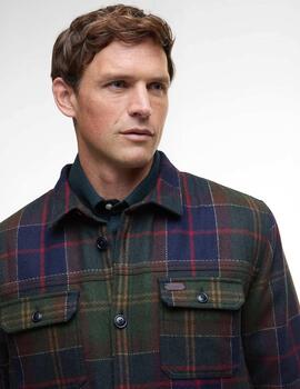 Sobrecamisa Barbour Willberry Regular Tartan Verde Hombre