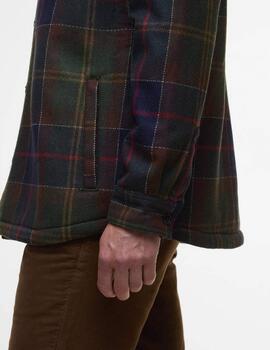 Sobrecamisa Barbour Willberry Regular Tartan Verde Hombre