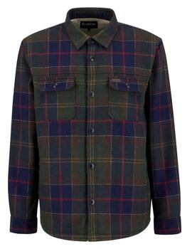 Sobrecamisa Barbour Willberry Regular Tartan Verde Hombre