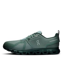 Zapatilla On Cloud 6 Waterproof Verde Hombre