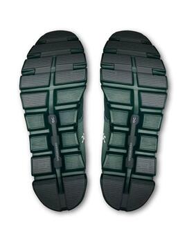 Zapatilla On Cloud 6 Waterproof Verde Hombre