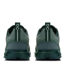 Zapatilla On Cloud 6 Waterproof Verde Hombre