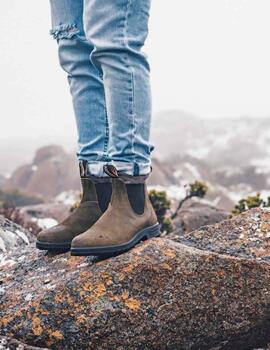 Bota Blundstone 1615 Ante encerada Verde Hombre