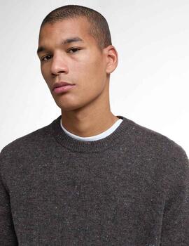 Jersey Barbour Tainsbury Marrón Hombre