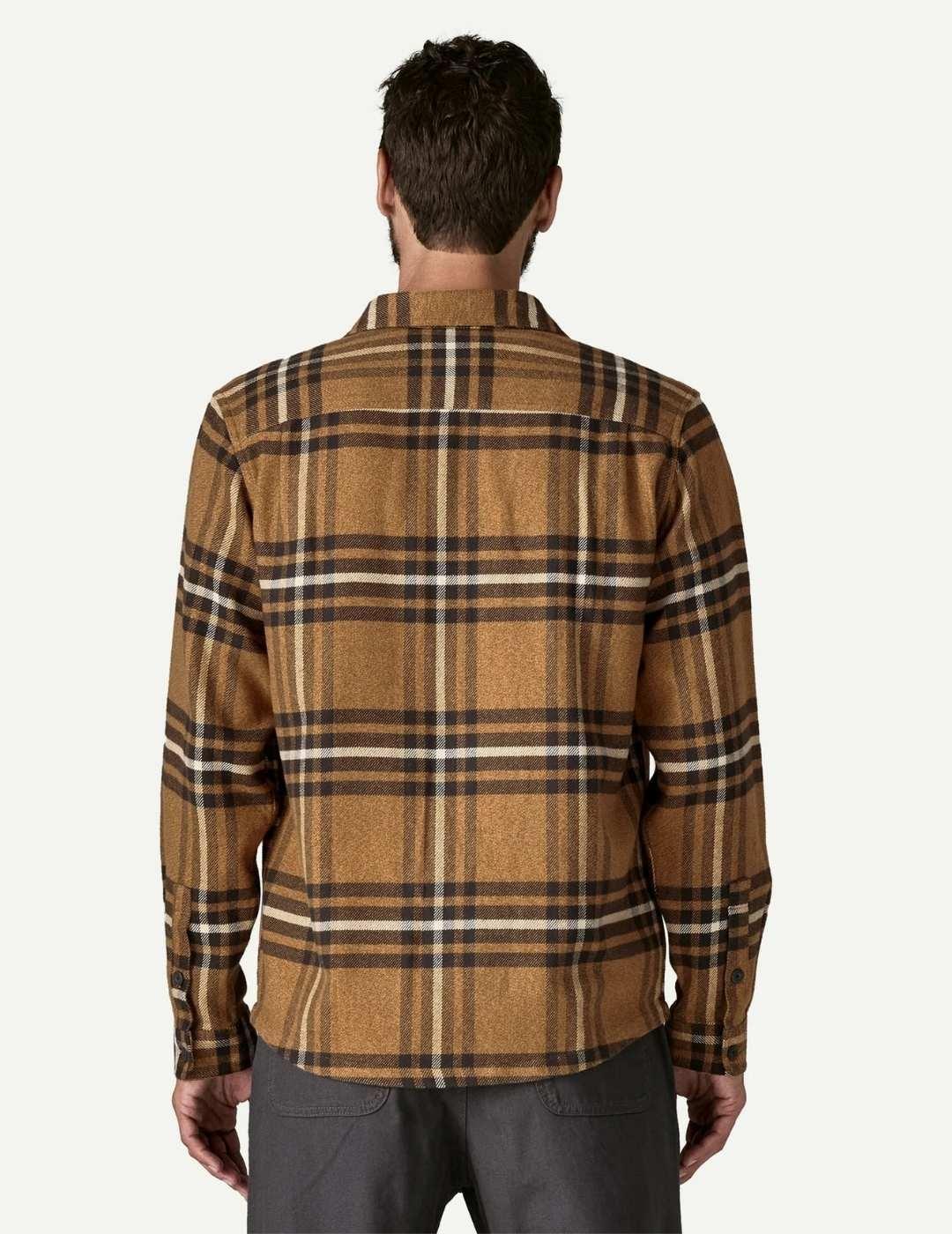 Camisa Patagonia Fjord Flannel Camel Hombre