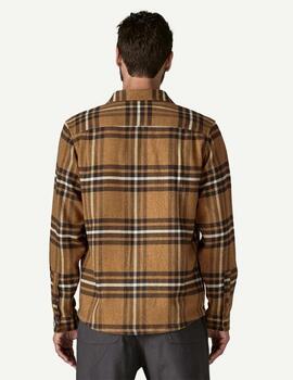 Camisa Patagonia Fjord Flannel Camel Hombre