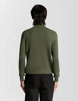 Jersey Lyle&Scott Merino Turtleneck Verde Hombre