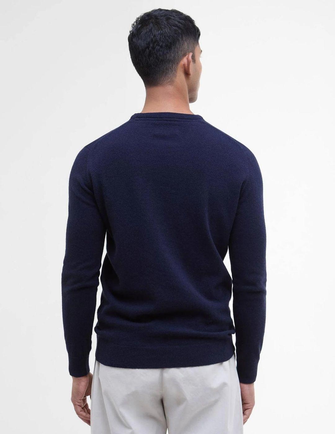 Jersey Barbour Essential Lambswool Marino Hombre