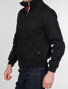 Cazadora Harrington Merc Negra Hombre