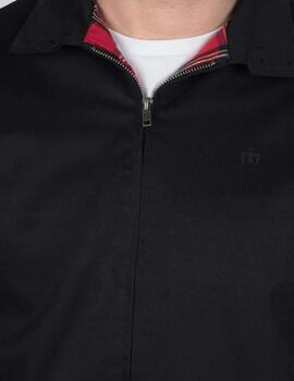 Cazadora Harrington Merc Negra Hombre