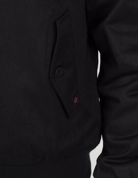 Cazadora Harrington Merc Negra Hombre