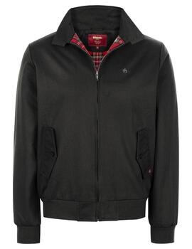 Cazadora Harrington Merc Negra Hombre
