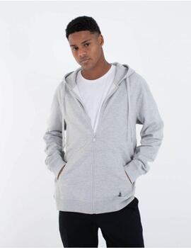 Sudadera Nazaré Zip Gris Hombre