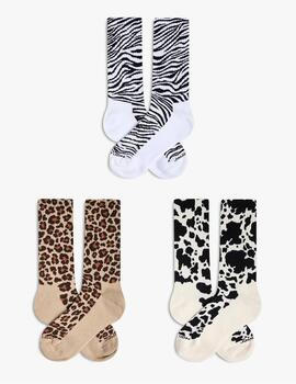 Calcetines Pack-3 Animal Instinct Pack Unisex
