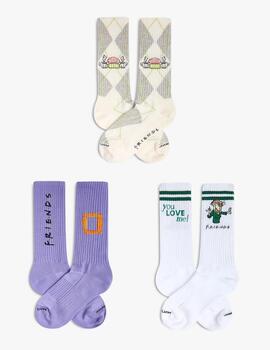 Calcetines Pack-3 Friends Unisex