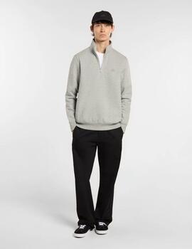 Sudadera Dickies Oakport Quarter Zip Gris Hombre