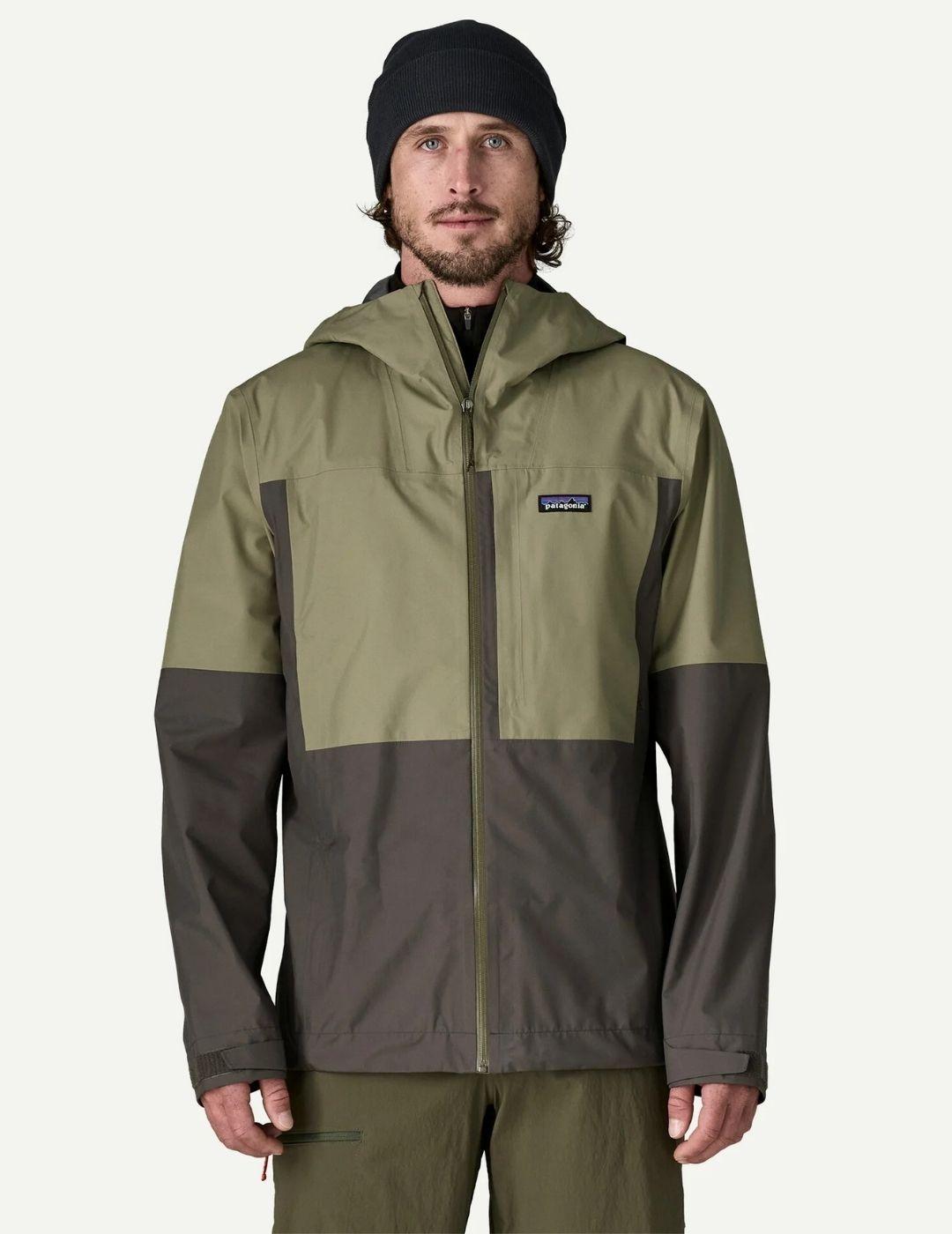 Parka Patagonia Boulder Fork Rain Celeste Hombre