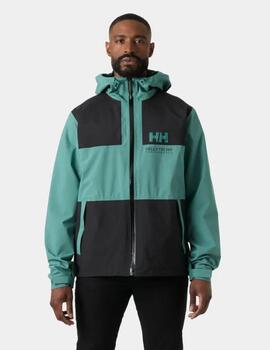 Parka HH Ace Rain Verde Hombre