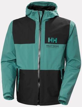 Parka HH Ace Rain Verde Hombre