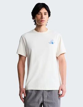 Camiseta The North Face Mountain Celebration Beige Unisex